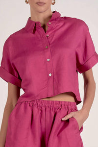 Elan - Button Down Collared Top