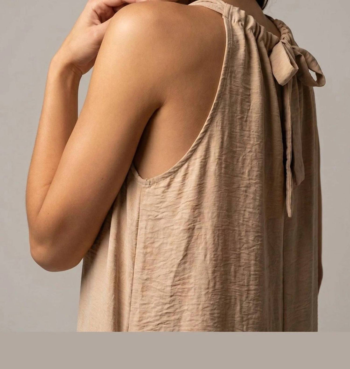 L'Emotion - Women's Sahara Breeze Tie-back Palazzo Jumpsuit