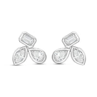 Diana M Jewels - Women's Emerald, Pear & Marquise Lab-Grown Diamond Stud Earrings (15.00 Ct) - Grand