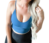 Ninexis - Seamless Strappy Crop Top Bralette