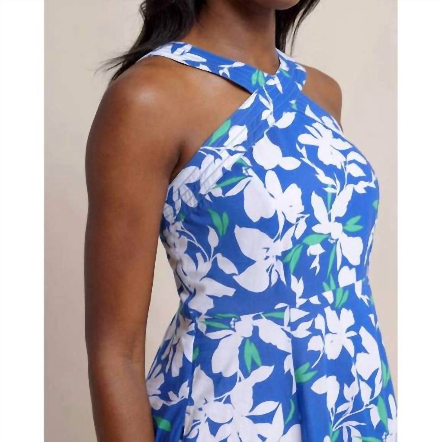 SOUTHERN TIDE Anniston Blossom Bay Maxi Dress in blue lolite - women's dress - view 4