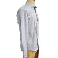 Galaxy By Harvic - Men's Long Sleeve Slim Fit Striped Shirt