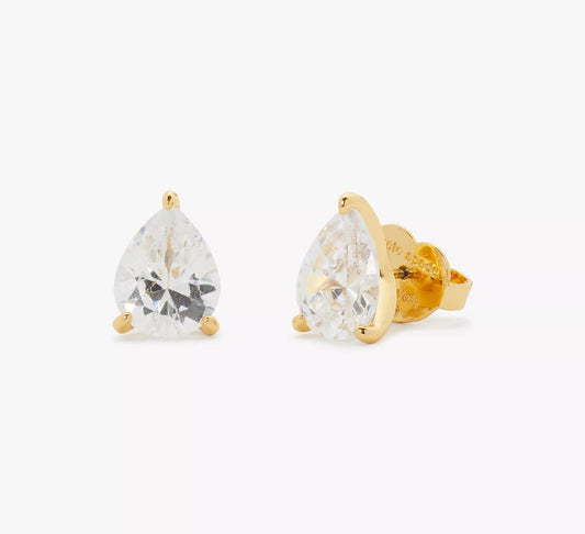 Kate Spade - Brilliant Statement Studs With Dazzling Pear Cut Crystals