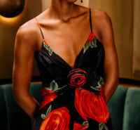 Farm Rio - Latin Roses Flower Layered Maxi Dress