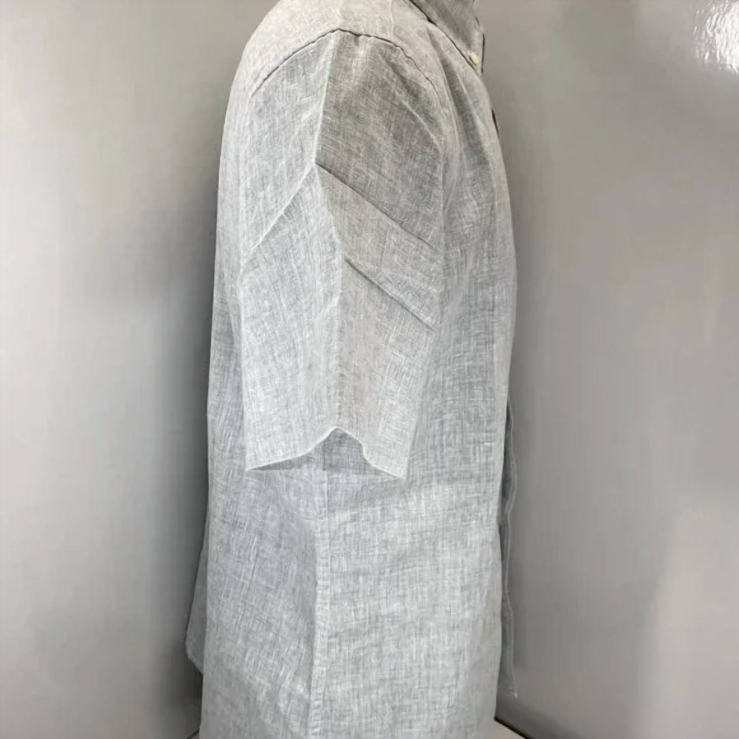 Wills - Men's Linen Wrinkle Free Short Sleeve Shirt