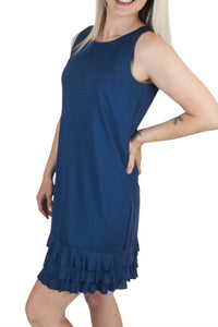 Beachtime - Ruffle Trim Mini Dress