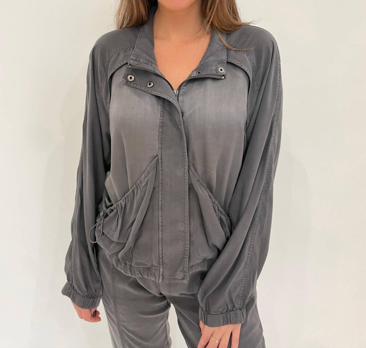 Marrakech - Bali Stretch Cupro Windbreaker Jacket