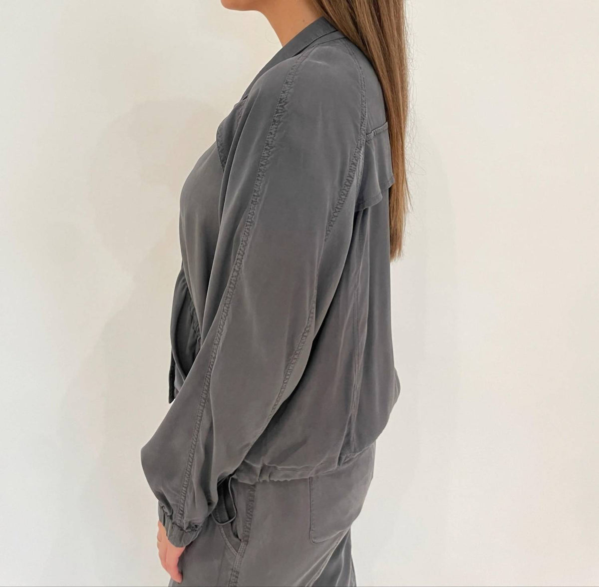 Marrakech - Bali Stretch Cupro Windbreaker Jacket