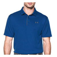 UNDER ARMOUR Tech Button Up Placket Polo in royal - men's shirt