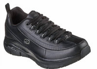 Skechers Women's Arch Fit Trickle Sr Sneakers in black - women's sneaker - detail view