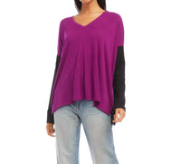 Karen Kane - Maggie Colorblock V-neck Top