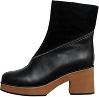 Antelope Women's Illeana Leather Boots in black - women's shoe - detail view
