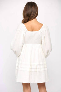 Fate - Lace Puff Sleeve Dress