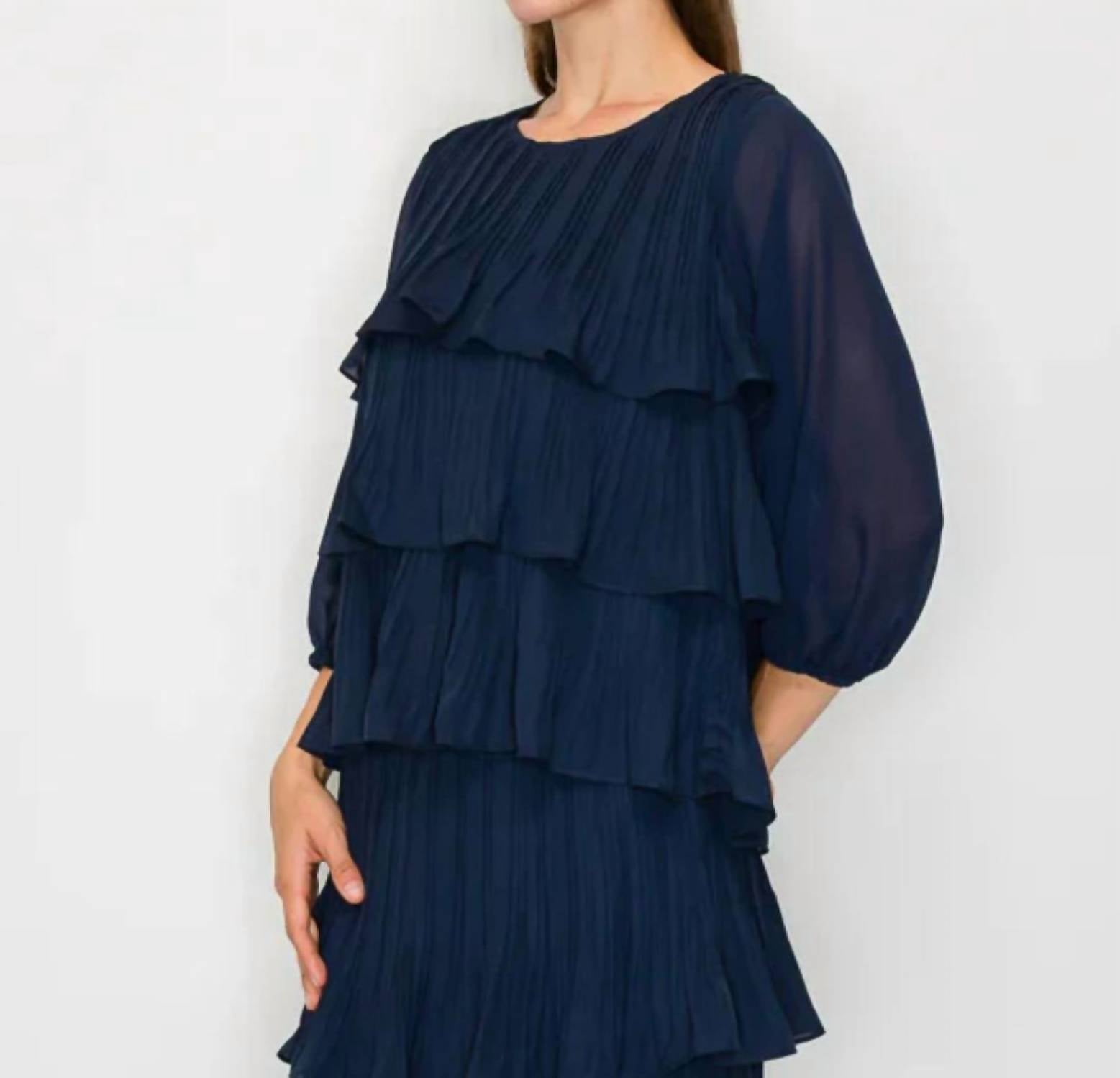 Joh - Jesiah Woven Ruffle Top