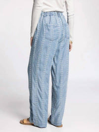 Thread & Supply Natalia Wide Fit Pants in blue - women's pants - alternate view