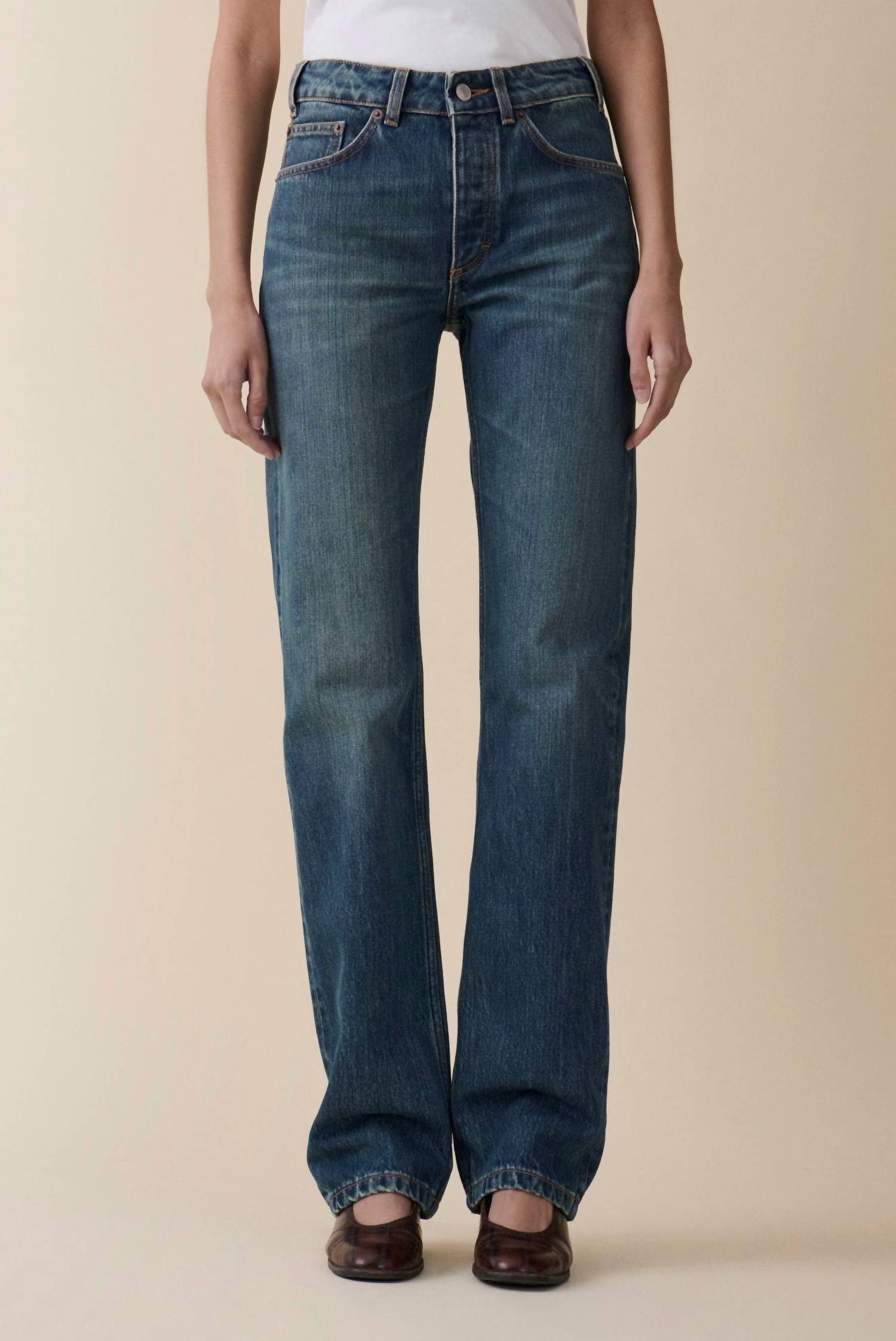 Jeanerica - Sisli Mid Rise Straight Leg Jeans