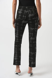 Joseph Ribkoff - Plaid Ankle-length Trousers