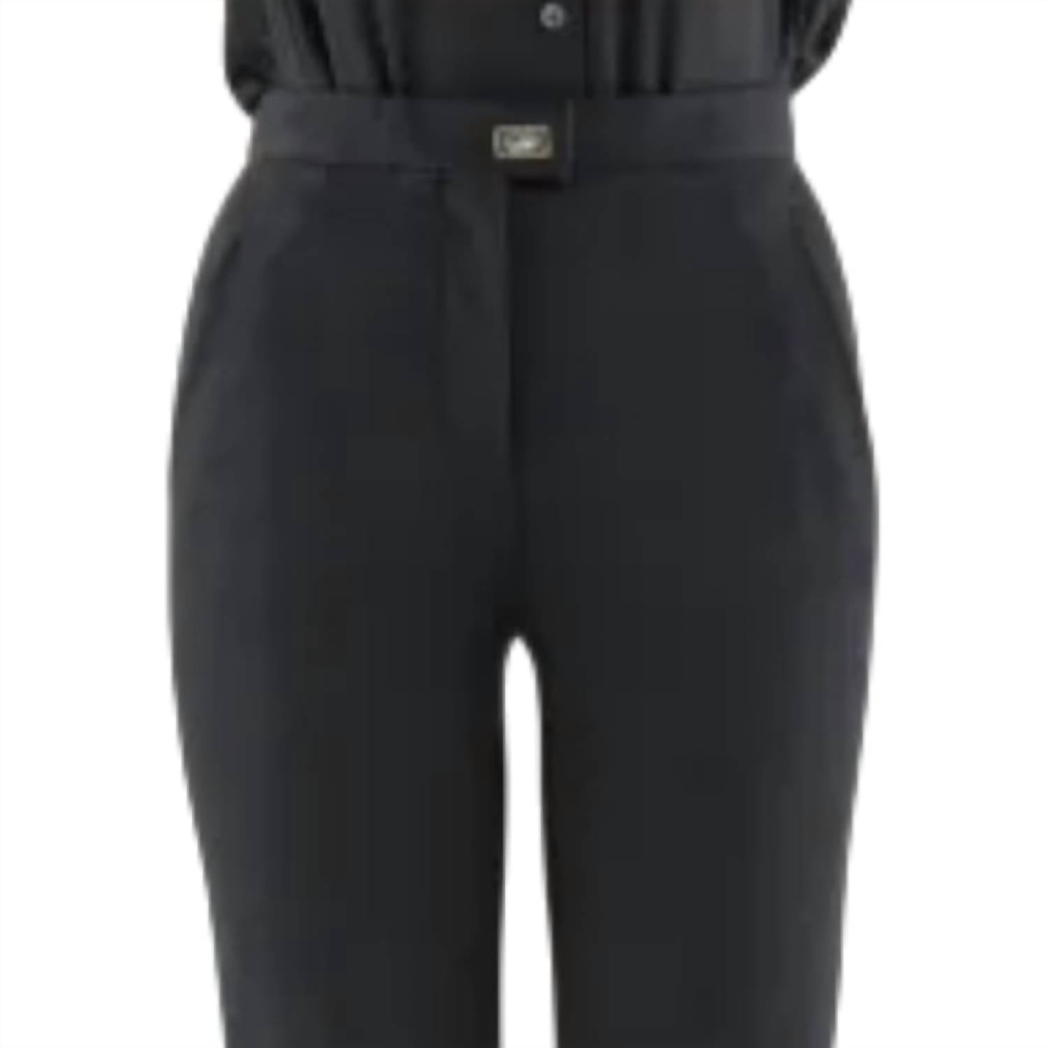 Salvatore Ferragamo - Women's Gancini Logo Ankle Trouser Pants
