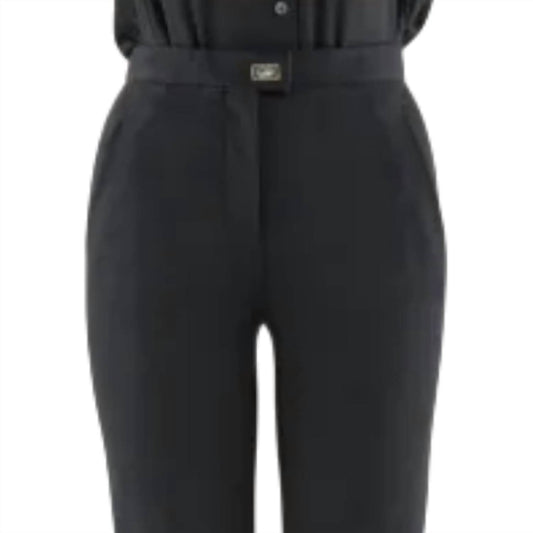 Salvatore Ferragamo - Women's Gancini Logo Ankle Trouser Pants