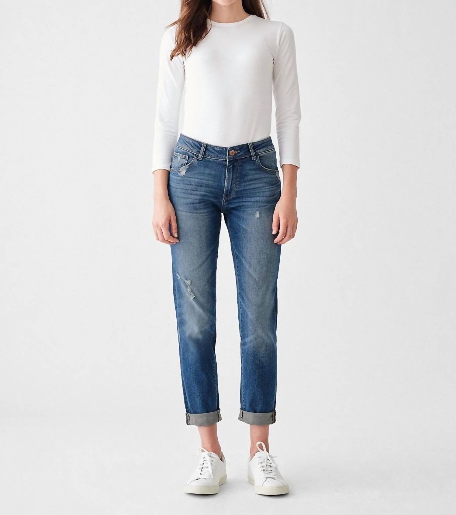 Dl1961 - Women'S - Riley Boyfriend Straight Jeans