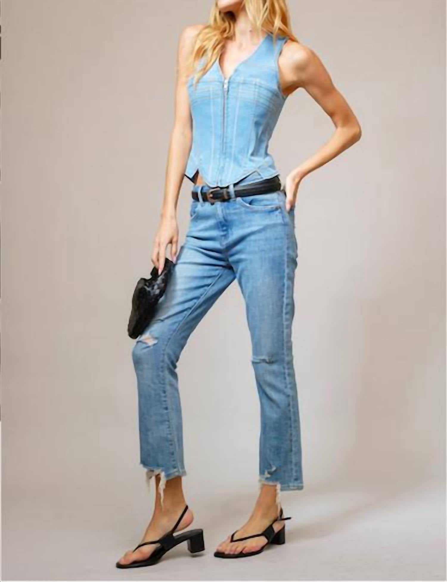 Blue B - Rugged Corset Vest