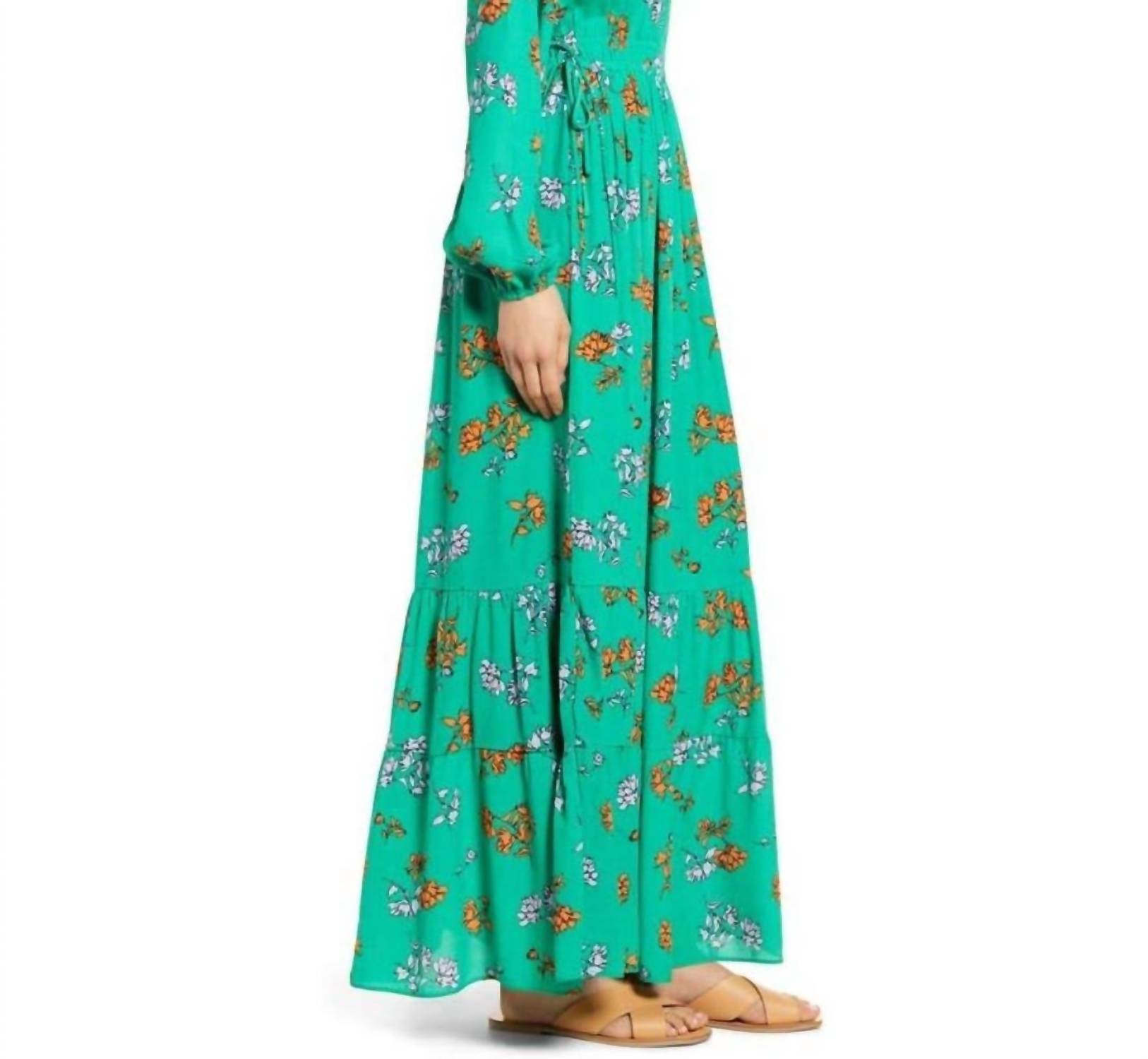 Lost + Wander - Get Lucky Long Sleeve Maxi Dress