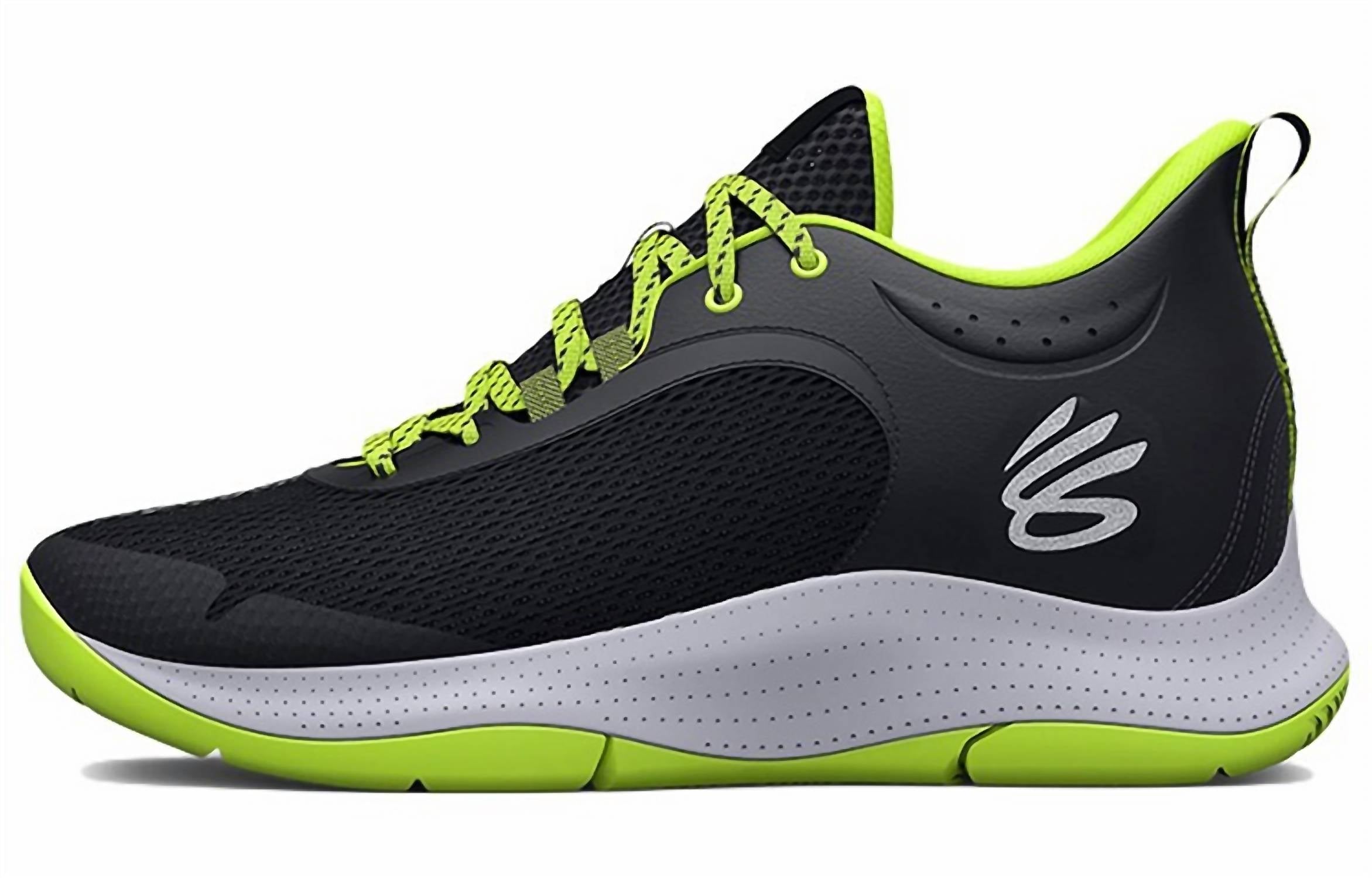 UNDER ARMOUR Unisex Curry Shoes in black green - sneaker