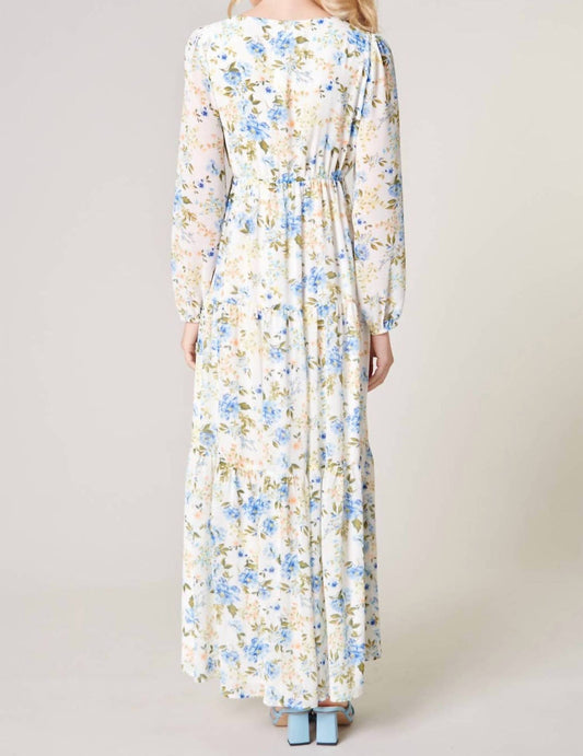 Sugarlips - Floral Maxi Tiered Dress