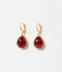 La Vie Parisienne - Women's Teardrop Crystal Earrings