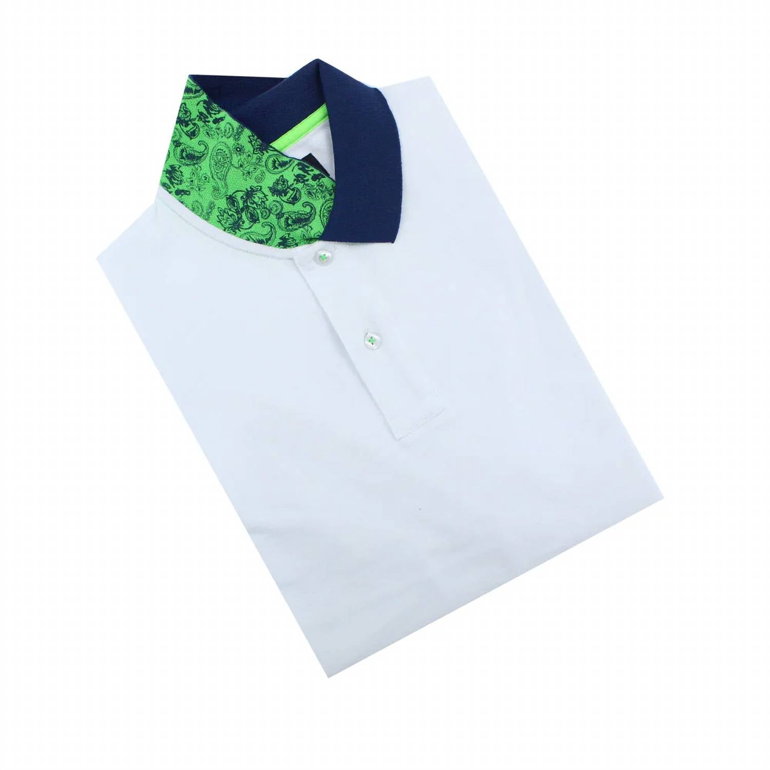 Eight X - Double Sided Paisley Print Collar Polo