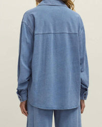 Z Supply - Reese Jersey Denim Button Up Shirt