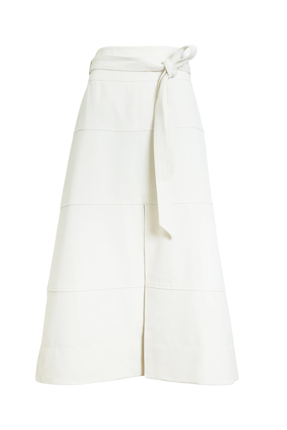 TANYA TAYLOR Hudson Midi Skirt in cream - women's skirt - view 4