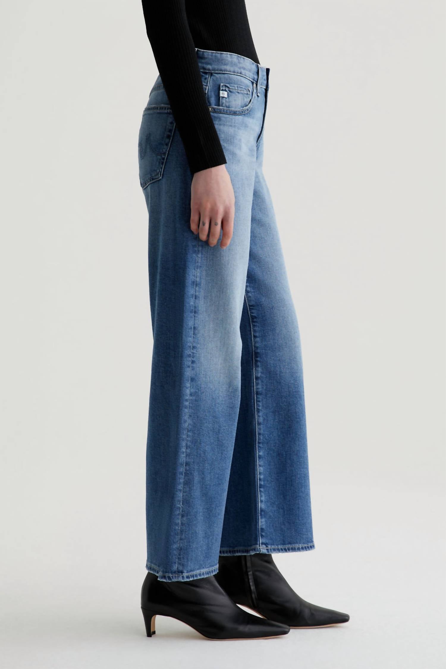 Ag Jeans - Saige Wide Leg Crop Jeans