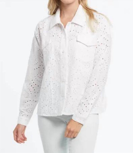 Tribal - Elaine Eyelet Shacket