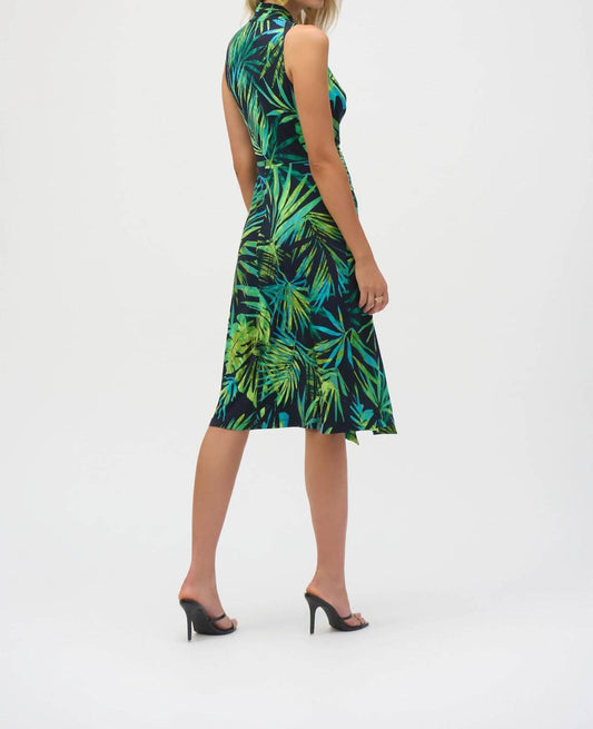 Joseph Ribkoff - Tropical Print Sleeveless Dress
