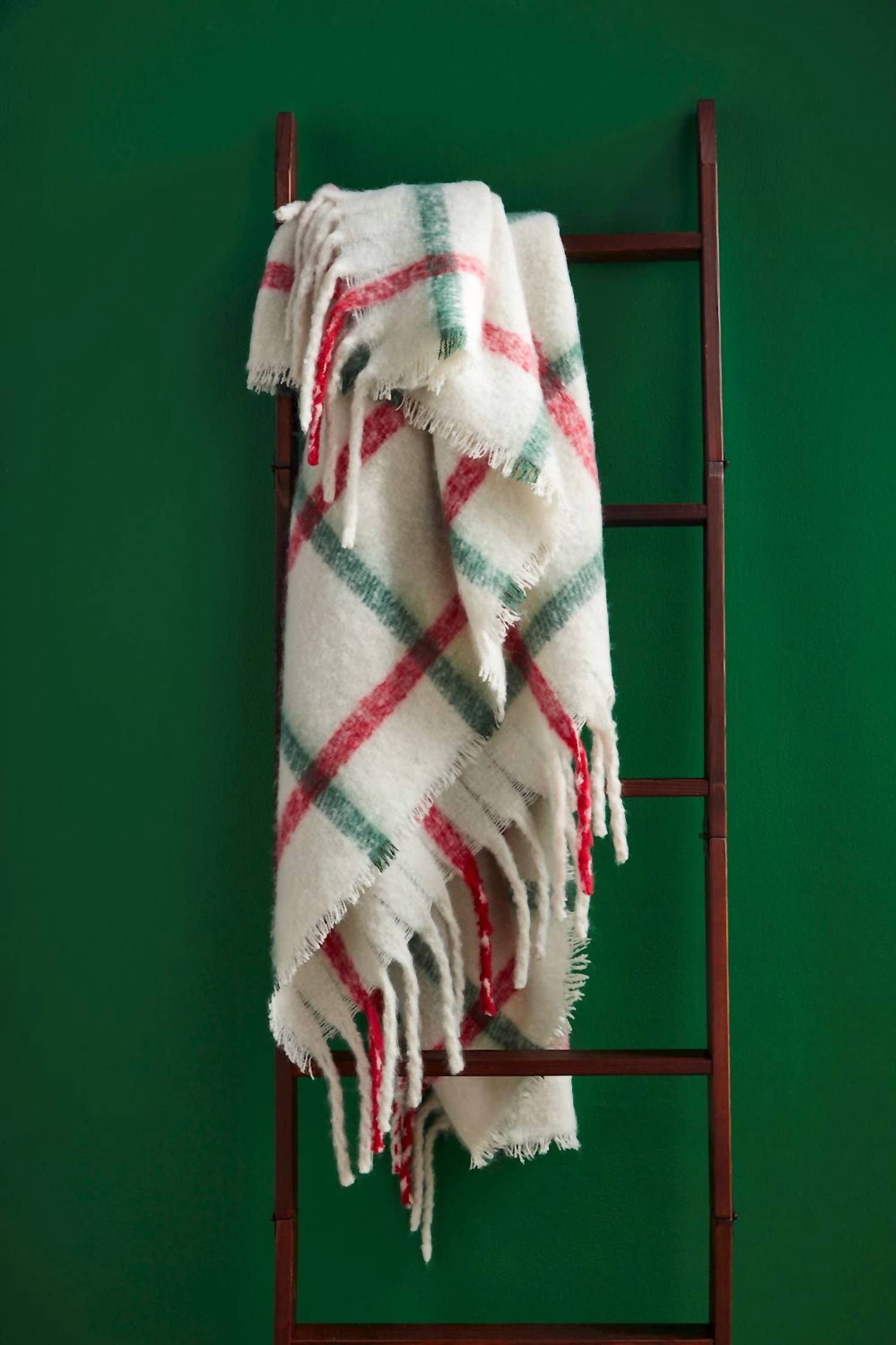 Mudpie - Holiday Plaid Throw