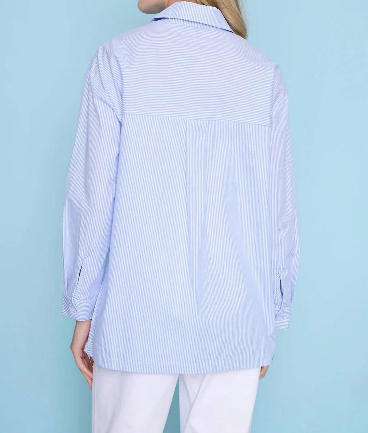 Picadilly - Embellished Button Down Blouse