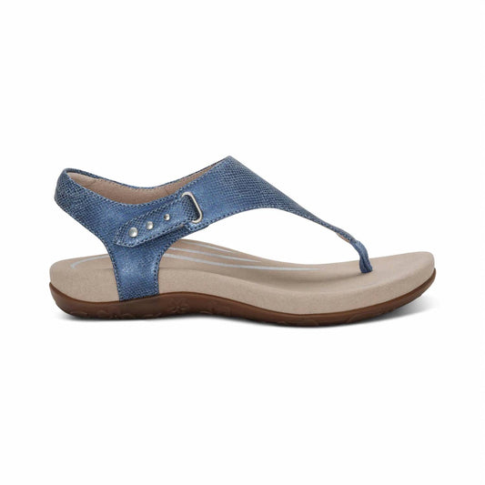 Aetrex - Women's Ellie Quarter Strap Thong Sandal