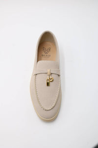 BEAST FASHION Women's Charlie Accent Loafers in sand - women's flats - alternate view