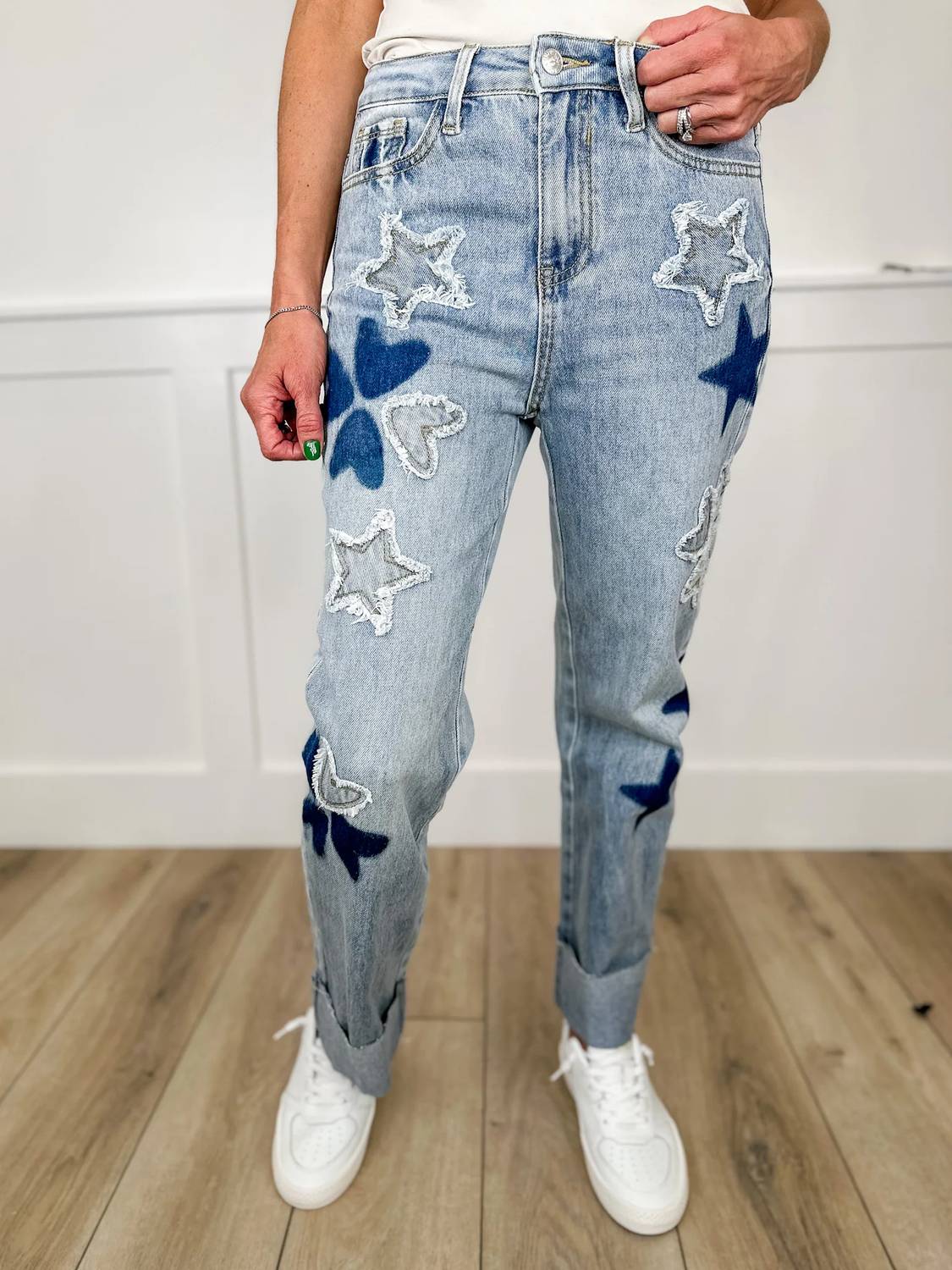 Saige Denim - Lina High-rise Raw Hem Straight Leg Jeans