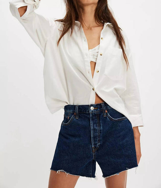 Re/Done - 90s Crop Low Slung Jean Shorts