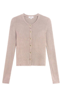 Goldie - Marina Ribbed Crop Cardigan