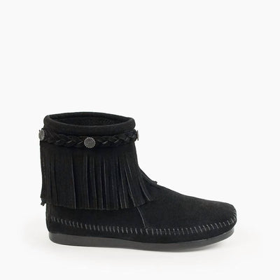 Minnetonka - Women's High Top Back Zip Moccasin Boot