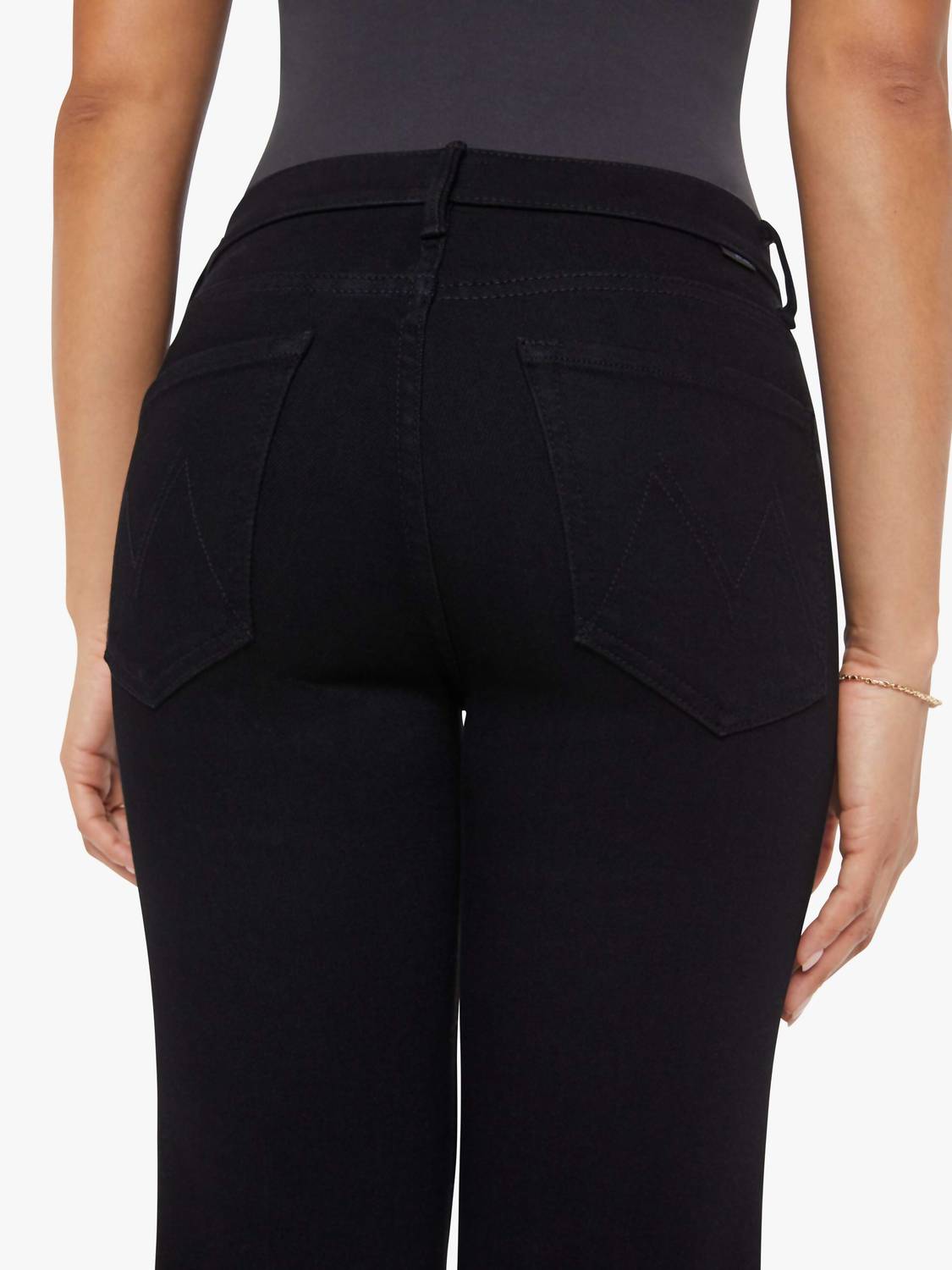 Mother Lil Kick It Jeans - Petite in nighty night - women's jeans - view 4