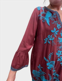 Johnny Was - KIKIO RUFFLE SLEEVE DRESS