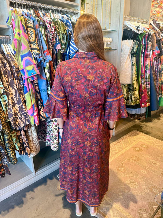 Islapayal - Cape Midi Dress