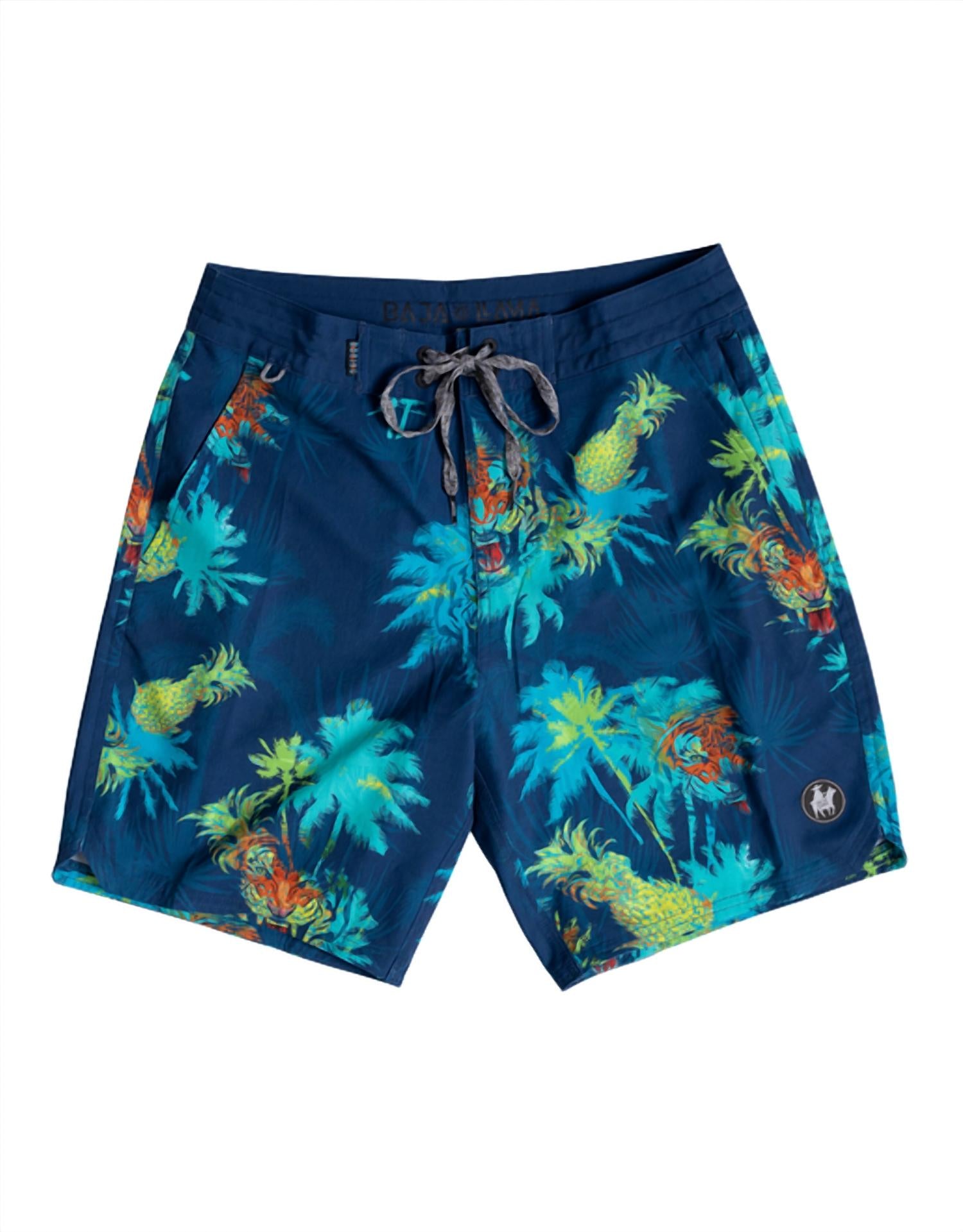BAJA LLAMA Men's Shipwrecks 18" Hybrid Boardshorts in 121 do 1 - men's swimwear