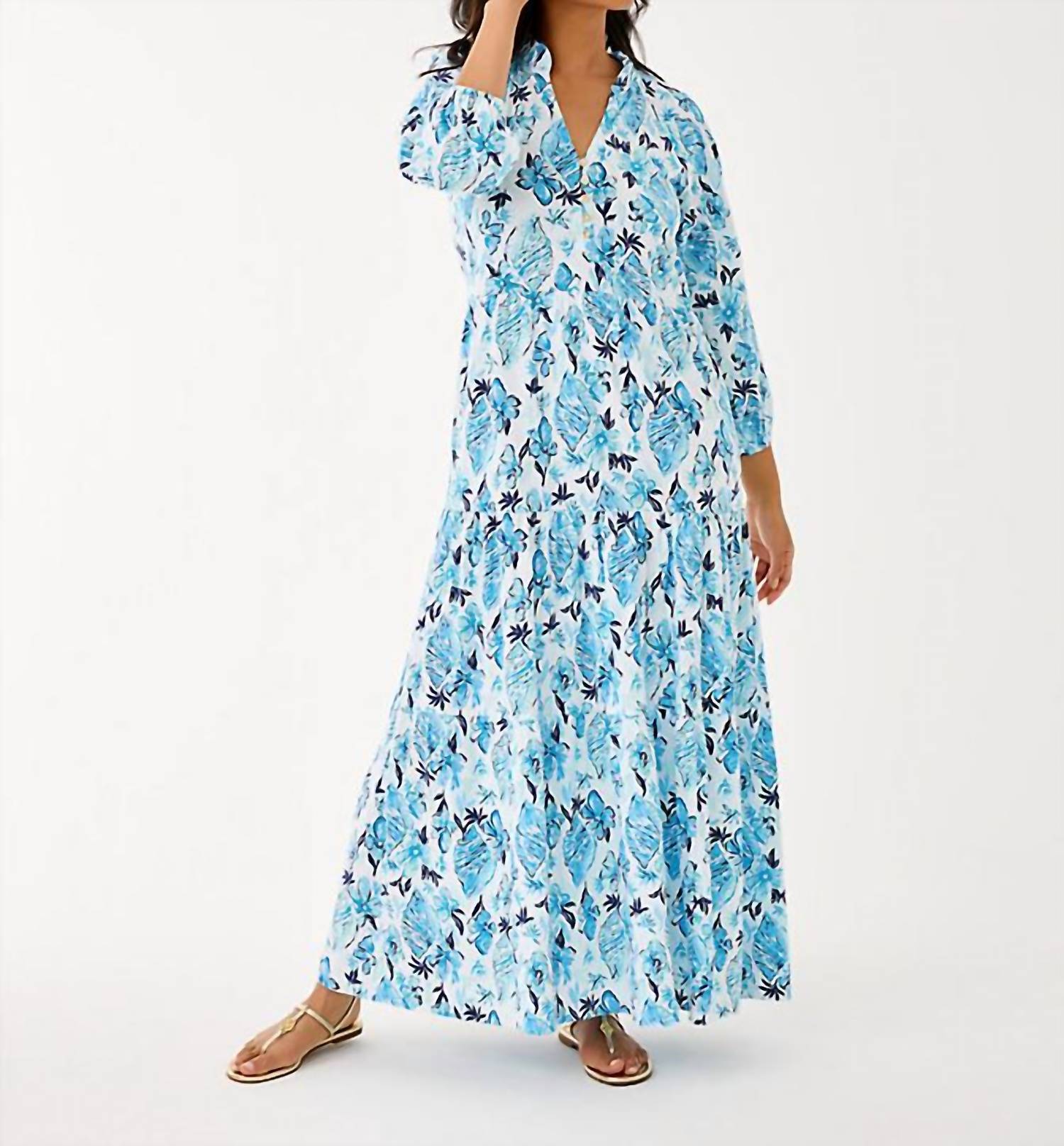 Lilly Pulitzer - Malone Three Quarter Sleeve Maxi Dress