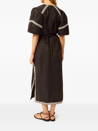 Marie Oliver Mariko Dress in fossil 1 - women's dress - alternate view