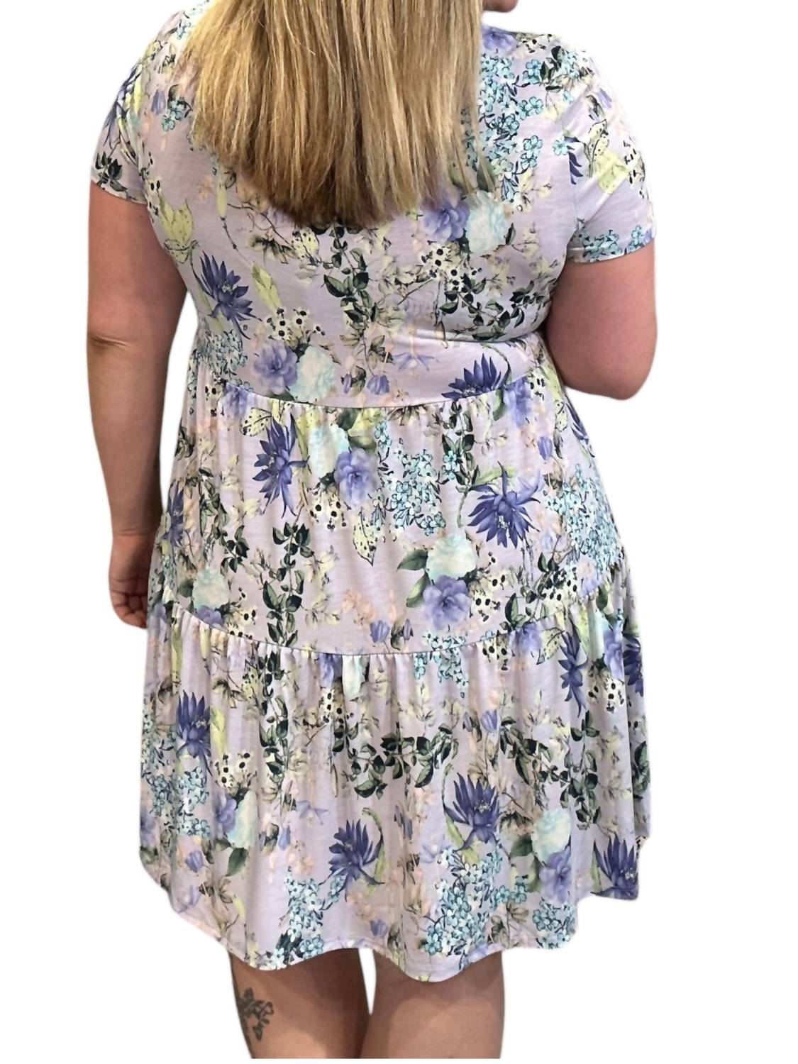 Sew In Love - Floral Tiered Dress
